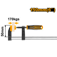 Струбцина F образная 150мм (50Х150) INGCO HFC020501