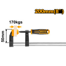Струбцина F образная 200мм (50Х200) INGCO HFC020502