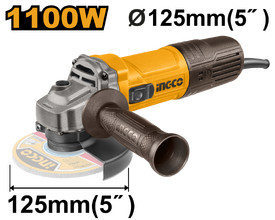 Угловая шлифовальная машина 1100 Вт INGCO AG110028