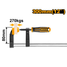 Струбцина F образная 300мм (80Х300) INGCO HFC020802