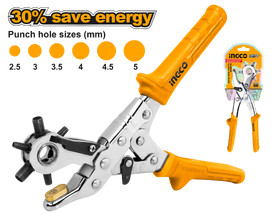 Дырокол револьверный для кожи INGCO HLHP028