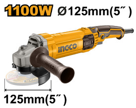 Угловая шлифовальная машина 1100 Вт INGCO AG110038
